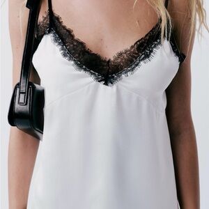 Zara satin effect tank top